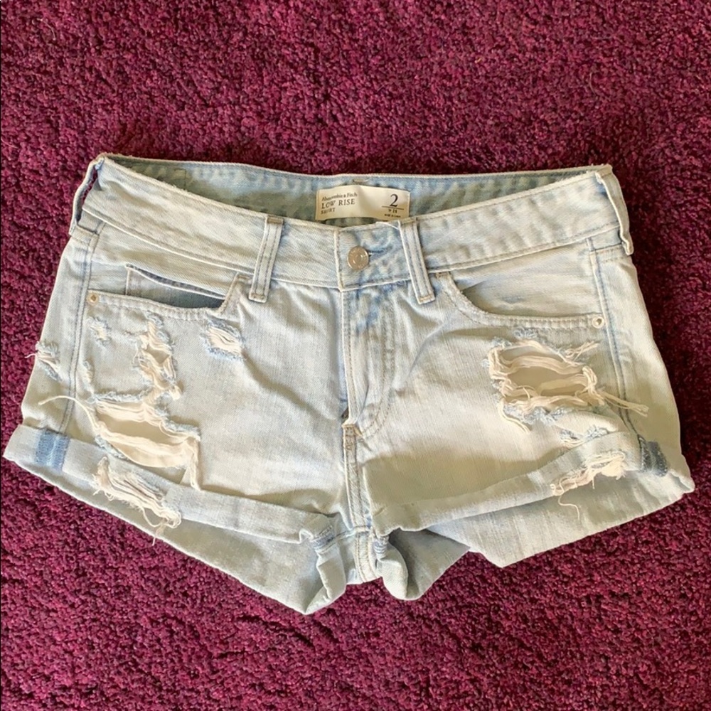 Low Rise Abercrombie Denim Shorts